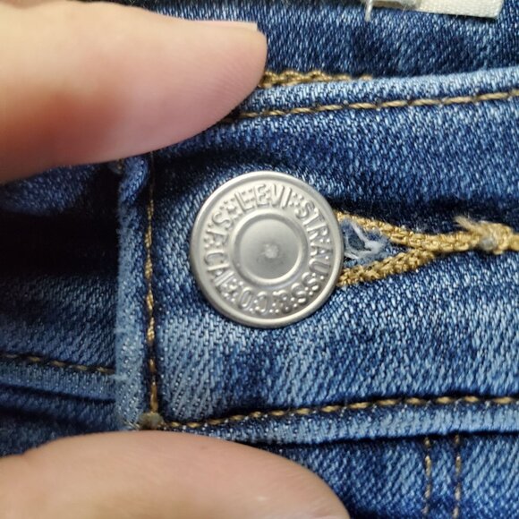 Levis Jeans Womens 33 Blue 311 Shaping Skinny Denim Stretch - Picture 9 of 11